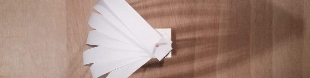 Tuto vidéo Derviche tourneur. Sculpture de papier