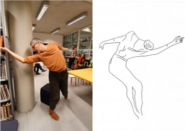 Laurent Pichaud, chorégraphie à partir d’un flipbook collectif, 2025