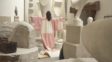 Marie-Ange Guilleminot, <em>Coupes, hommage à Brancusi,</em> 2024