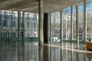 Hall du bâtiment de Norman Foster