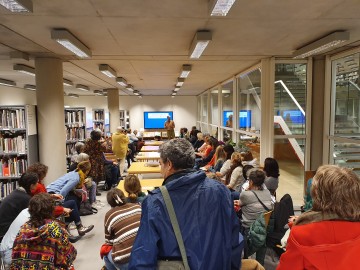 Conférence performée #1 de Laurent Pichaud, 13 février 2025, Centre de documentation du musée