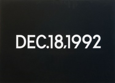 On KAWARA, <em>DEC. 18, 1992
Today - séries n° 46</em>, 1992